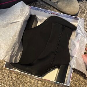 Jeffrey Campbell Black Ankle Booties